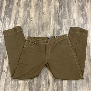 KÜHL Green Canvas Pants, like new